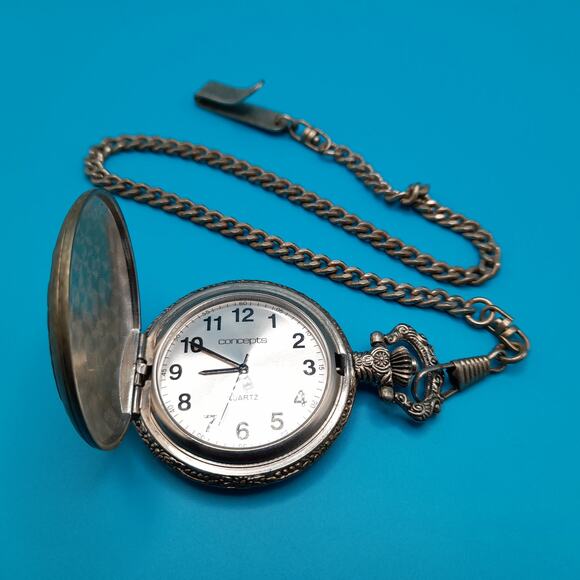 Vintage Armed Forces Concepts Pocket Watch Fob, Needs Battery - Picture 7 of 8